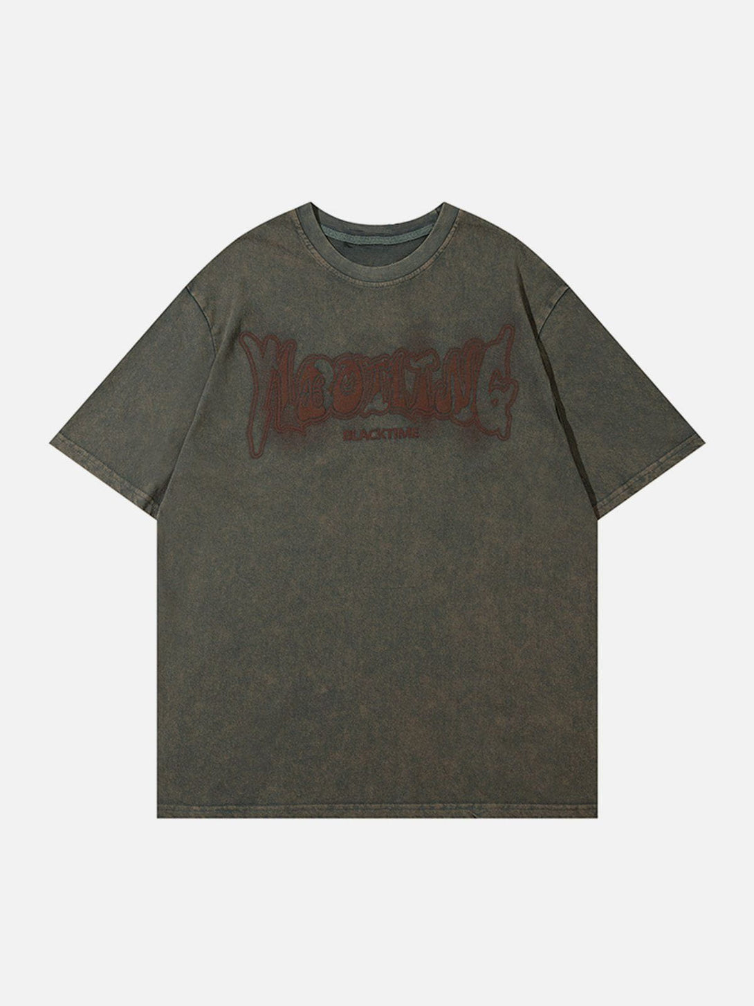 Ellesey - Foam Printing Washed Tee- Streetwear Fashion - ellesey.com