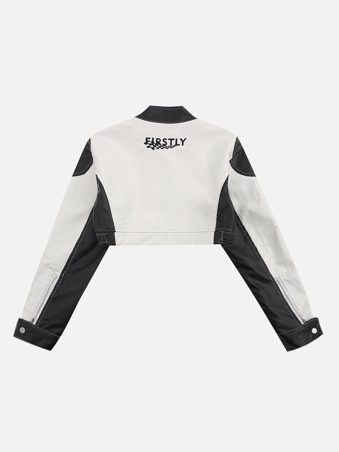 Ellesey - "Freaky" Biker Crop Motorcycle Jacket- Streetwear Fashion - ellesey.com