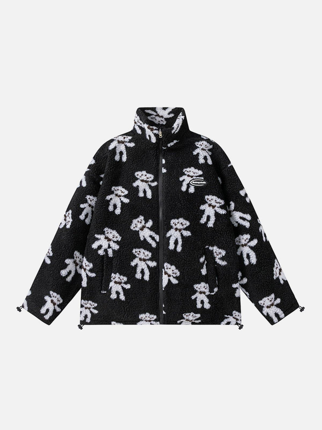 Ellesey - Full Print Bear Reversible Winter Coat-Streetwear Fashion - ellesey.com