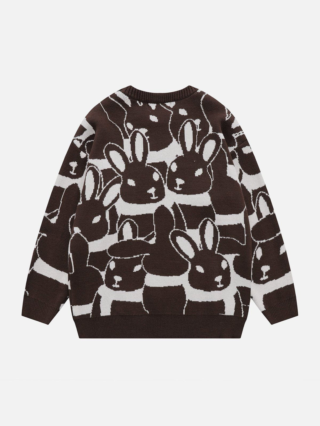 Ellesey - Full Rabbit Jacquard Knit Sweater-Streetwear Fashion - ellesey.com