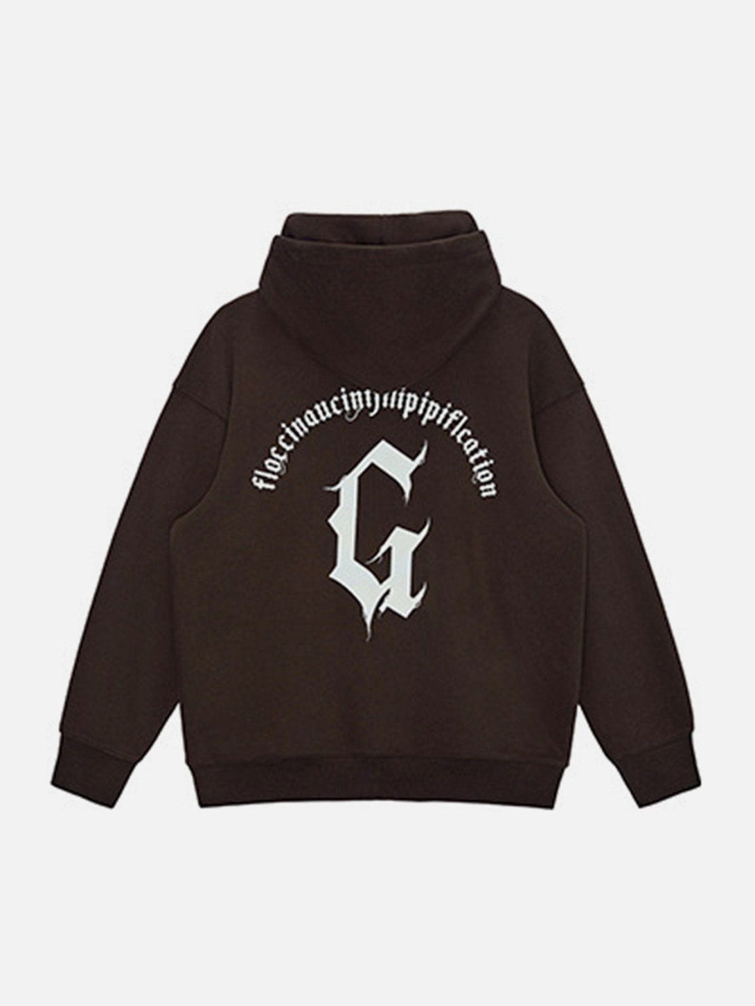 Ellesey - G Gothic Letter Print Hoodie- Streetwear Fashion - ellesey.com