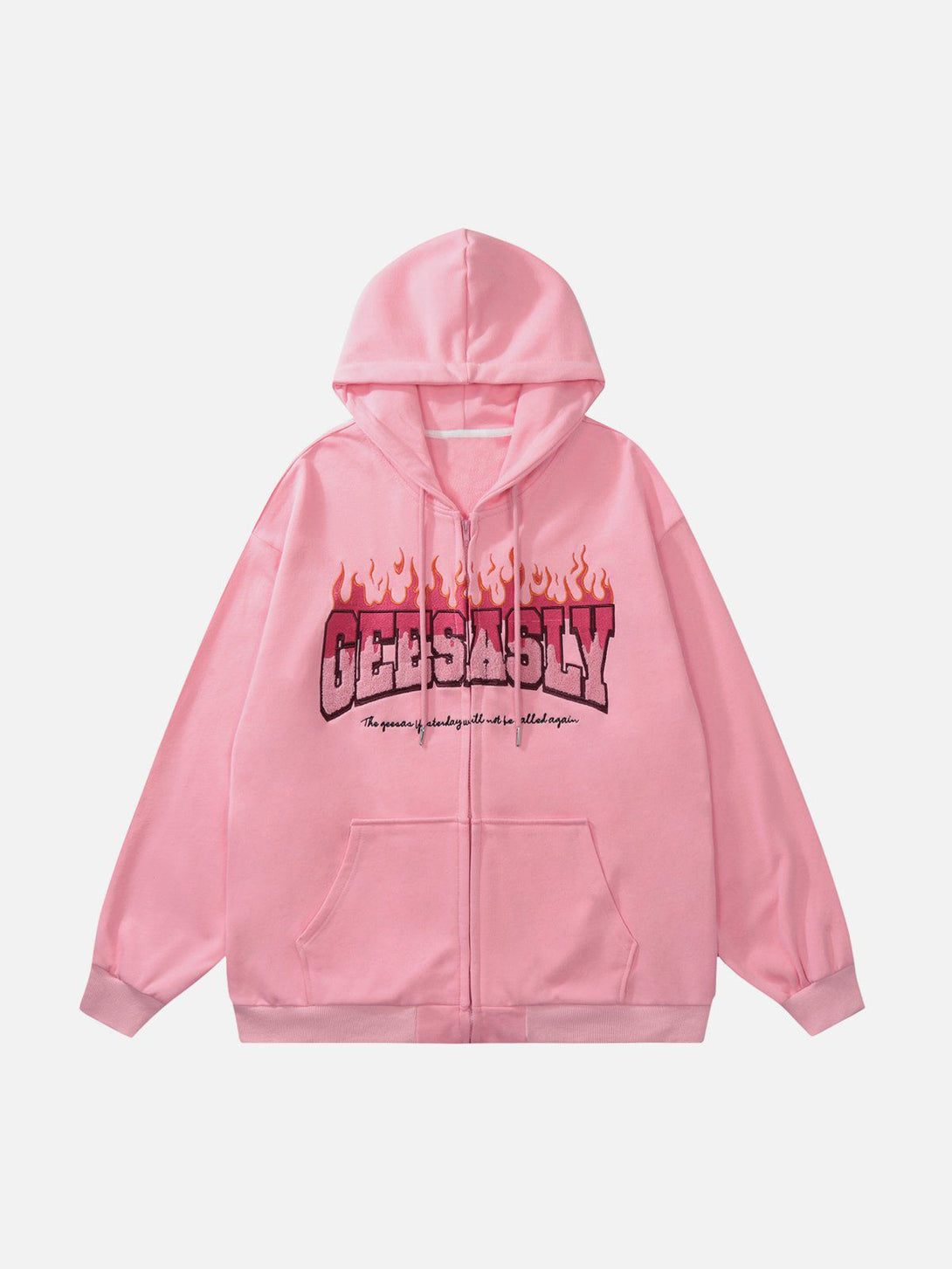 Ellesey - "GEESASLY" Flame Print Hoodie- Streetwear Fashion - ellesey.com