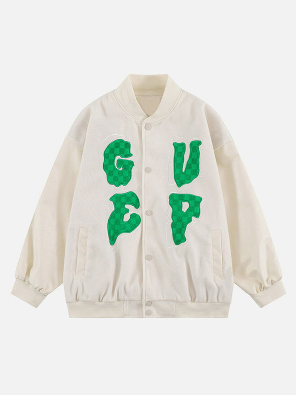Ellesey - "GUEP" Print Vintage Jacket- Streetwear Fashion - ellesey.com