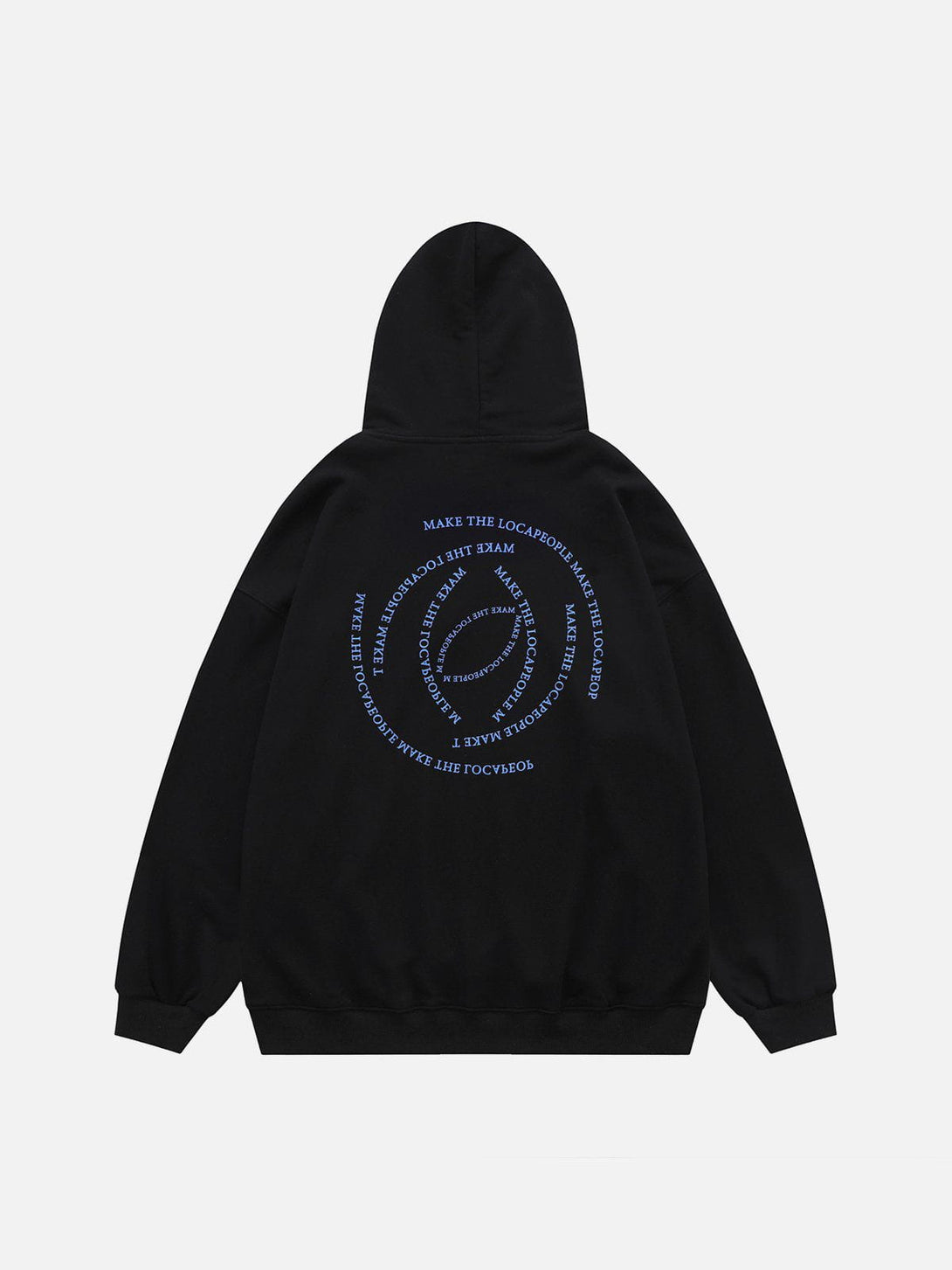 Ellesey - Gothic Letter Print Hoodie- Streetwear Fashion - ellesey.com