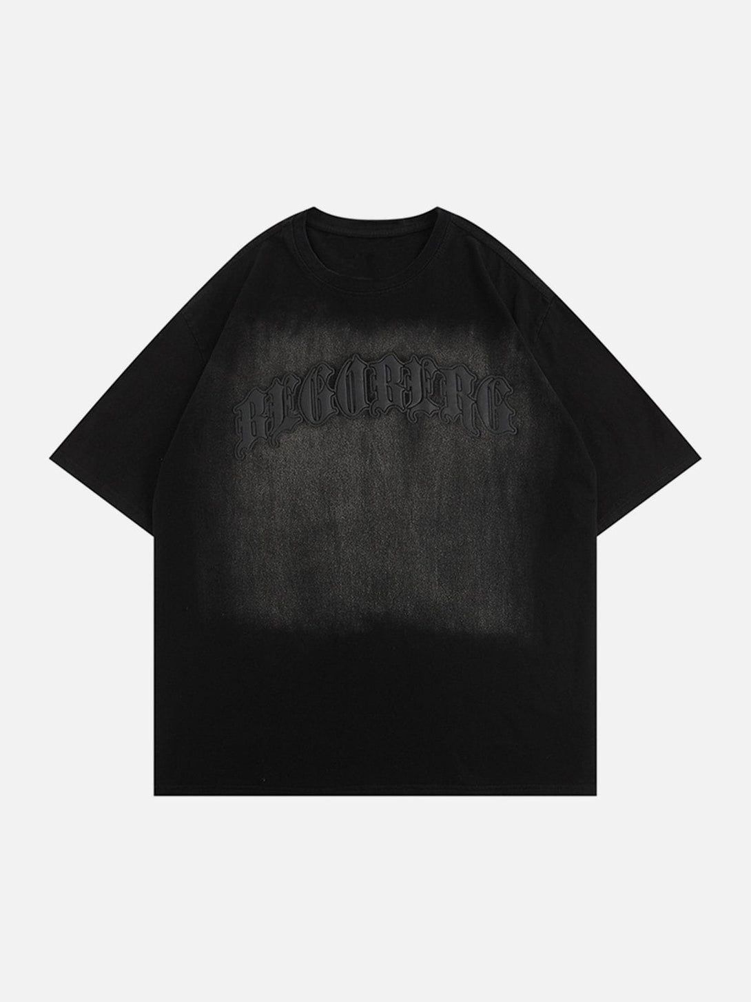 Ellesey - Gothic Letter Washed Tee- Streetwear Fashion - ellesey.com