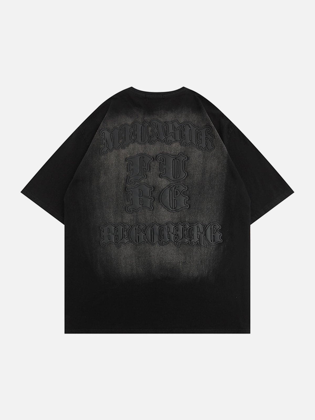 Ellesey - Gothic Letter Washed Tee- Streetwear Fashion - ellesey.com