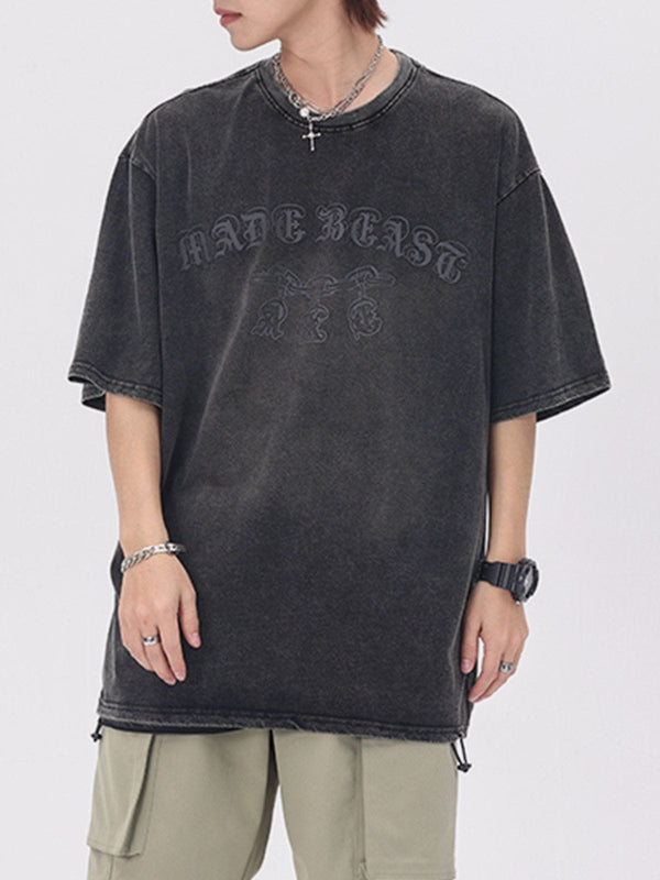Ellesey - Gothic Vintage Washed Tee- Streetwear Fashion - ellesey.com