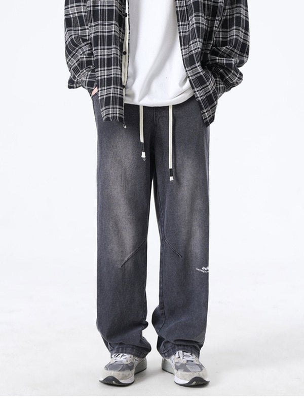 Ellesey - Gradient Patchwork Jeans- Streetwear Fashion - ellesey.com