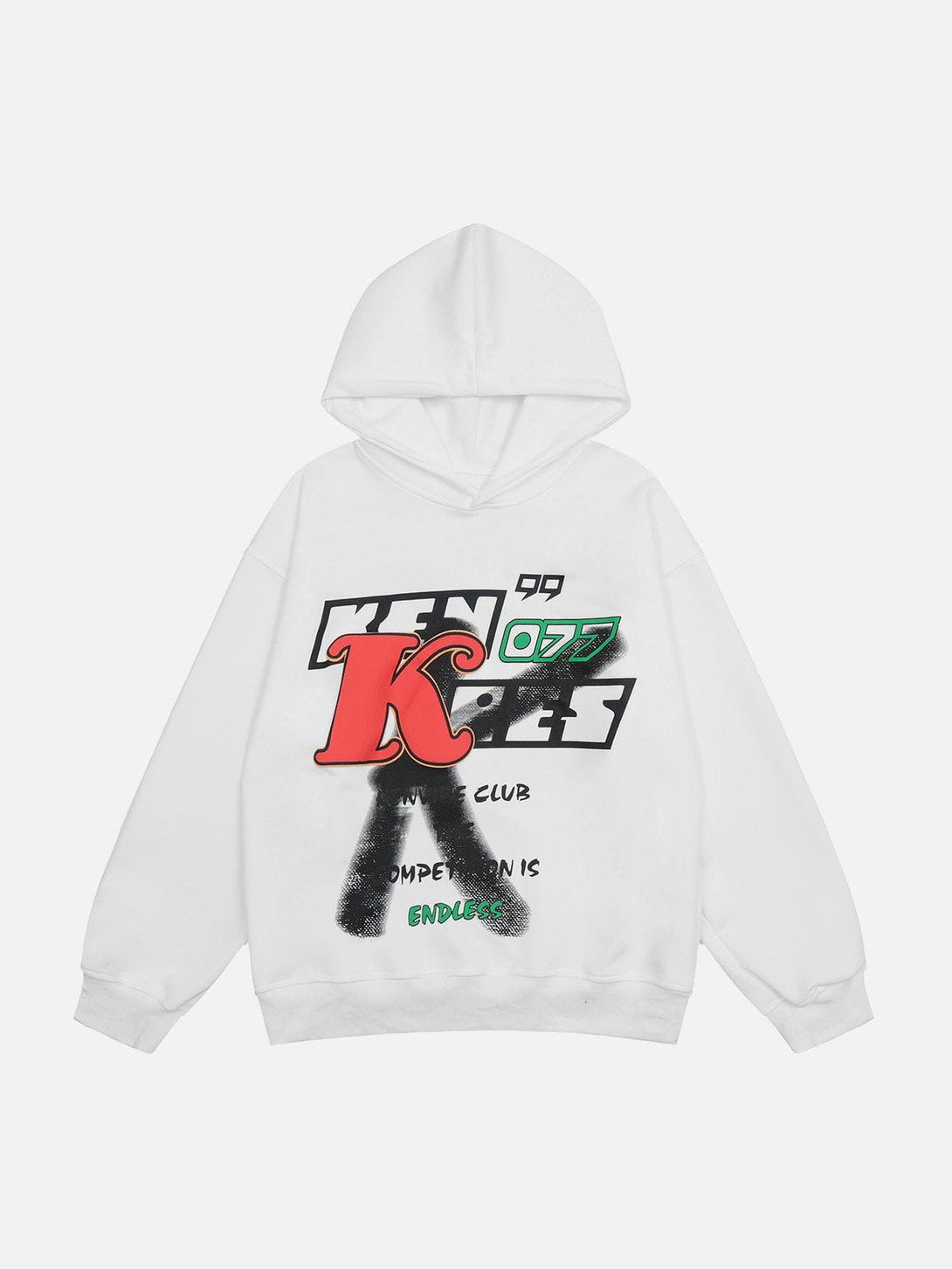 Ellesey - Graffiti Letter Print Hoodie- Streetwear Fashion - ellesey.com