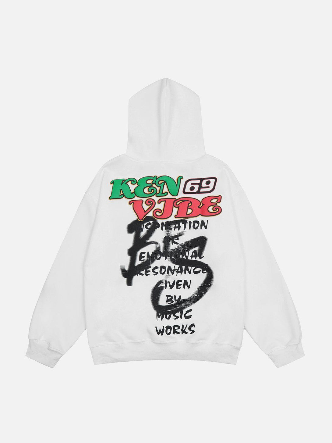 Ellesey - Graffiti Letter Print Hoodie- Streetwear Fashion - ellesey.com