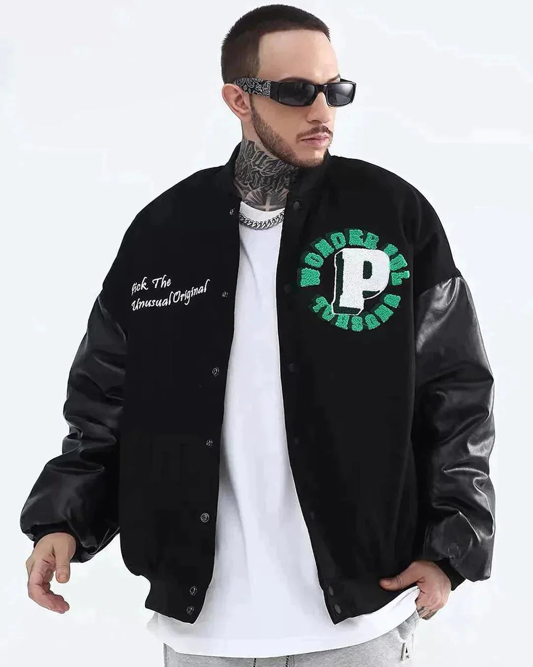 Ellesey - Green Wonderful Unusual Jacket- Streetwear Fashion - ellesey.com