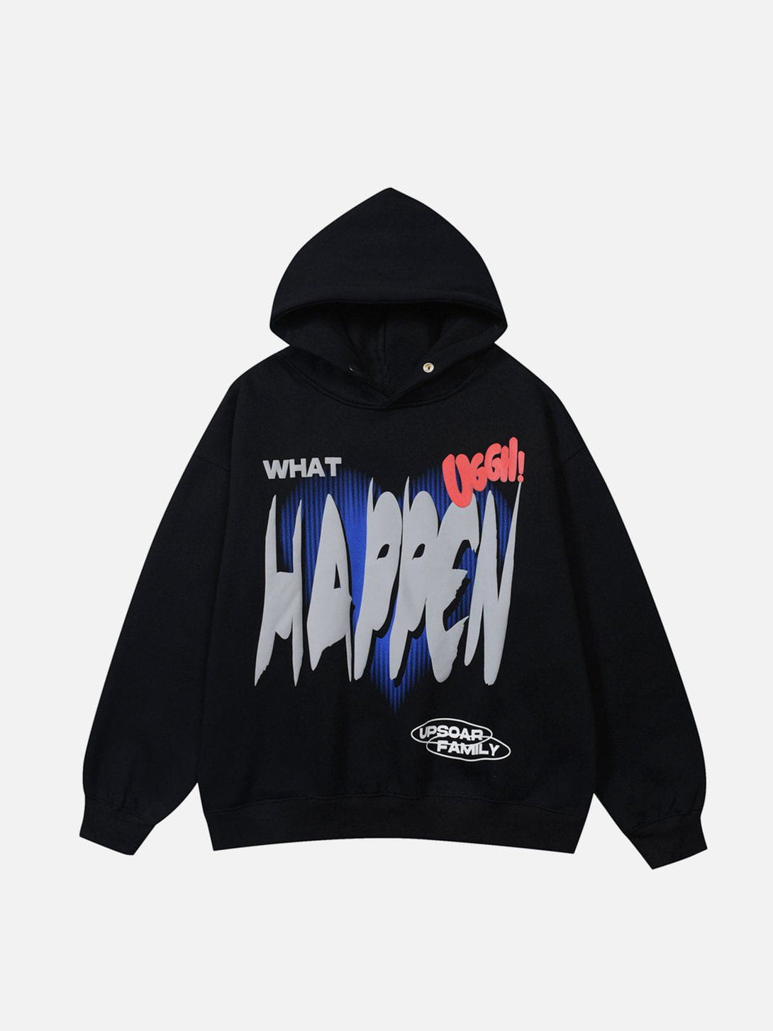 Ellesey - HAPPEN Print Hoodie- Streetwear Fashion - ellesey.com