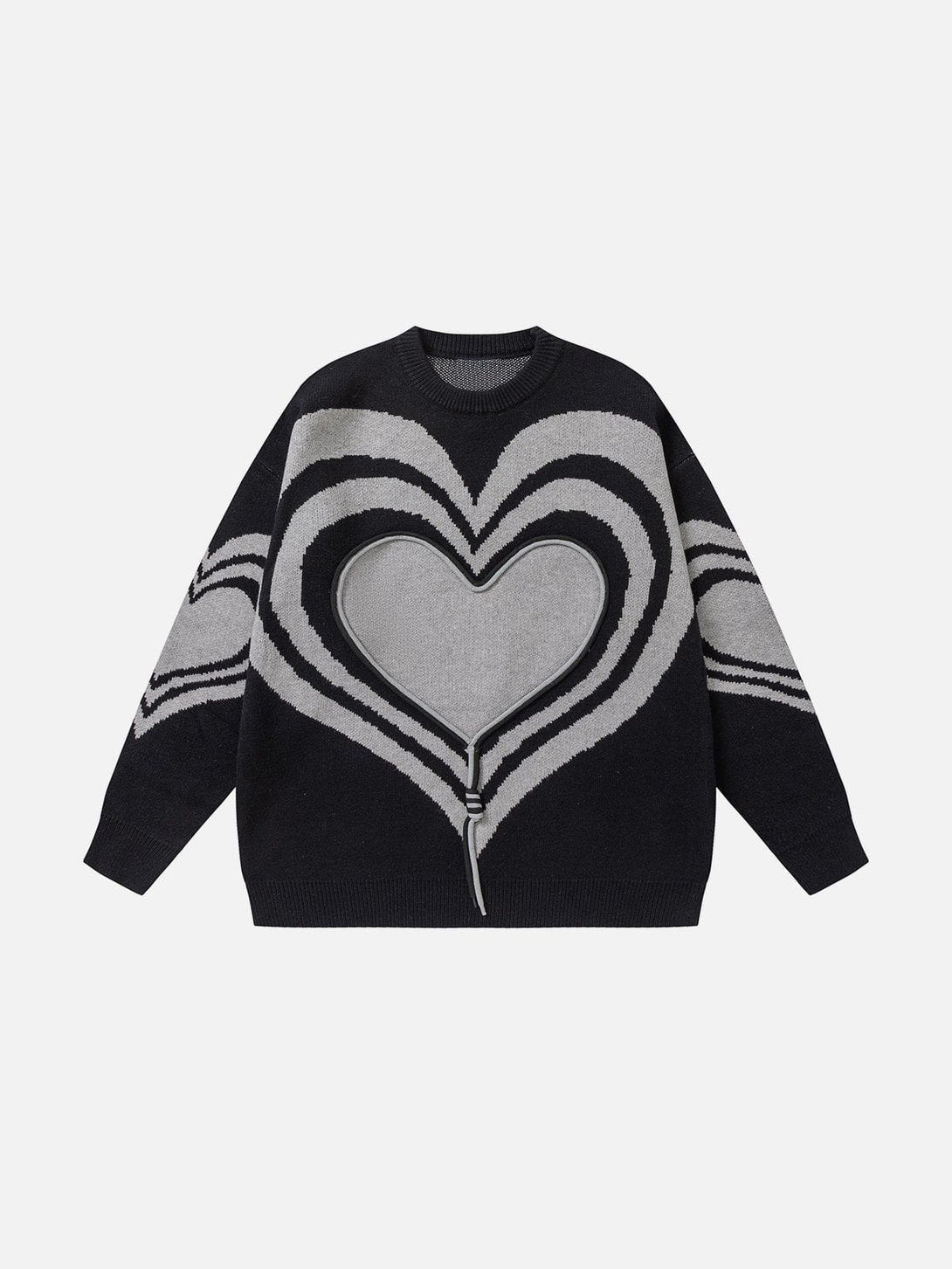 Ellesey - Heart Graphic Sweater-Streetwear Fashion - ellesey.com