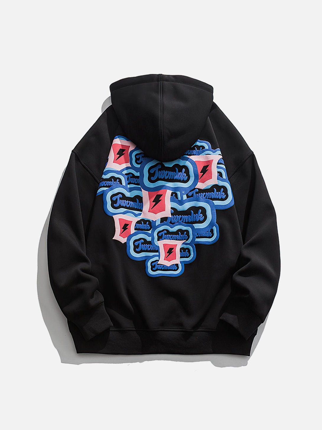 Ellesey - Heart Letter Print Hoodie- Streetwear Fashion - ellesey.com