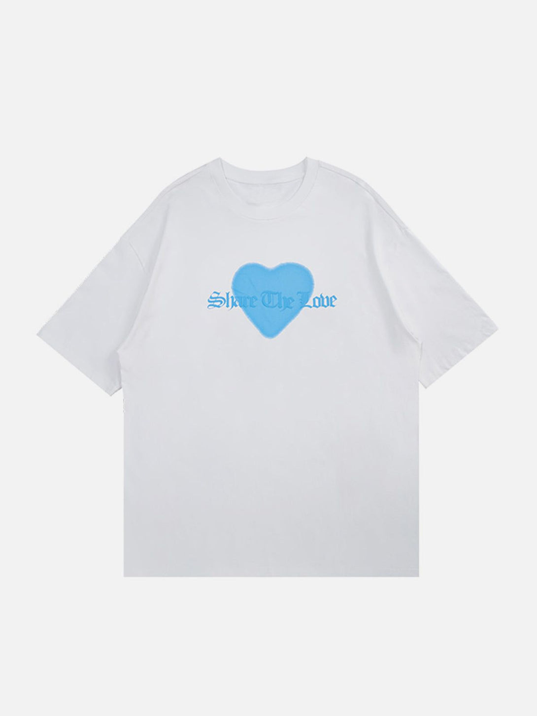 Ellesey - Heart Print Cotton Tee- Streetwear Fashion - ellesey.com