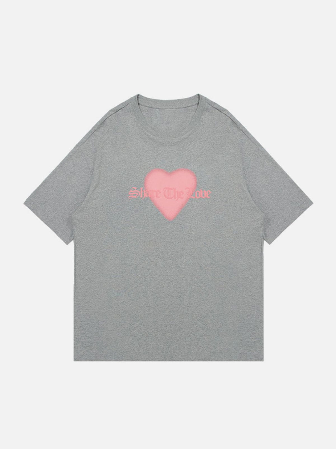 Ellesey - Heart Print Cotton Tee- Streetwear Fashion - ellesey.com