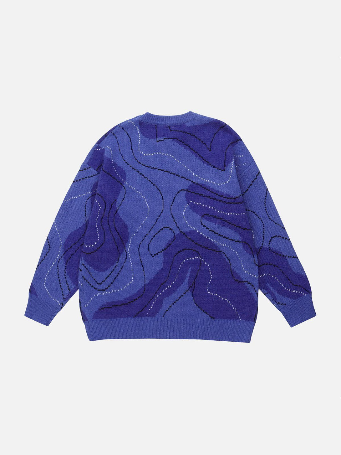 Ellesey - Irregular Color Contrast Sweater-Streetwear Fashion - ellesey.com