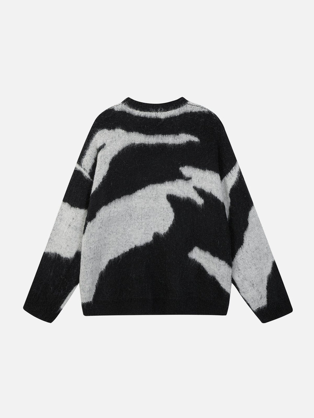 Ellesey - Irregular Contrasting Color Sweater-Streetwear Fashion - ellesey.com