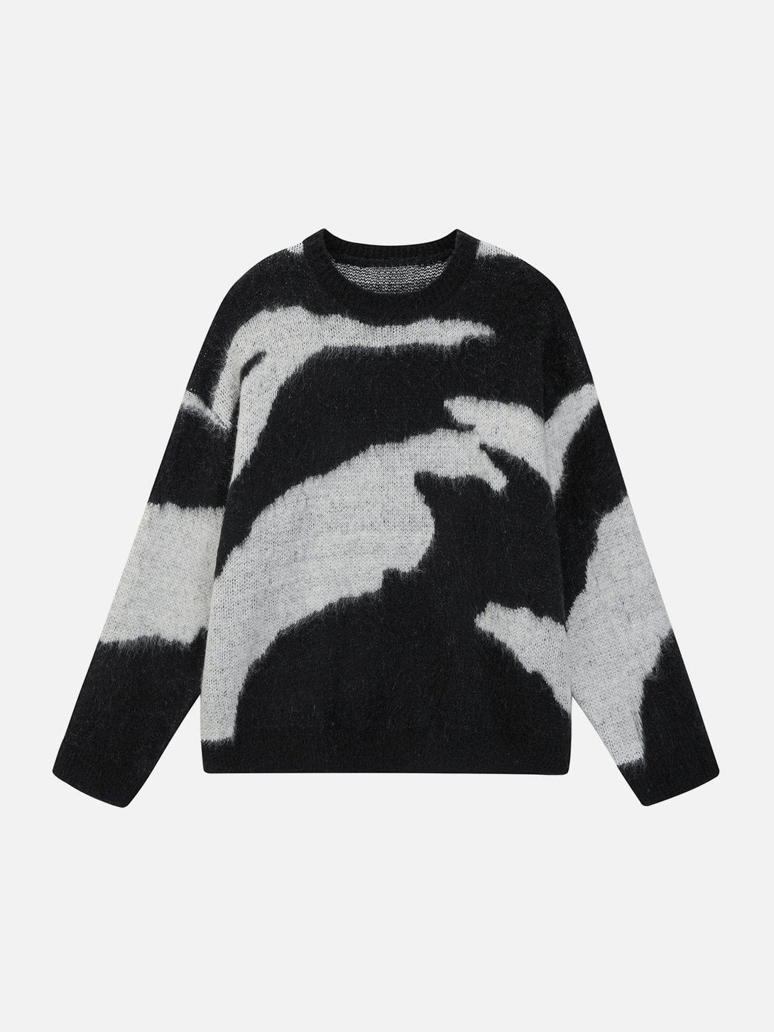 Ellesey - Irregular Contrasting Color Sweater-Streetwear Fashion - ellesey.com