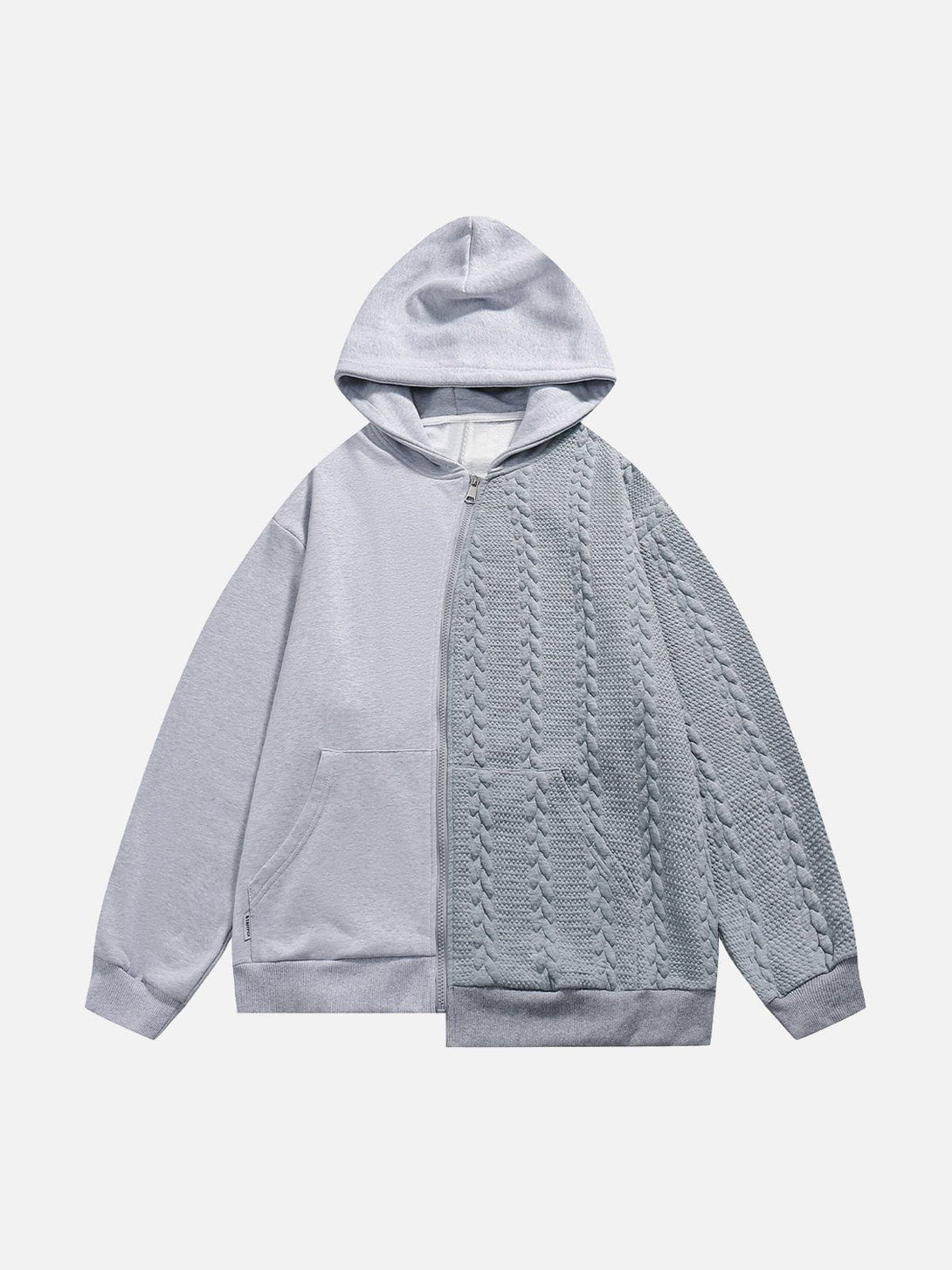 Ellesey - Irregular Patchwork Hoodie- Streetwear Fashion - ellesey.com