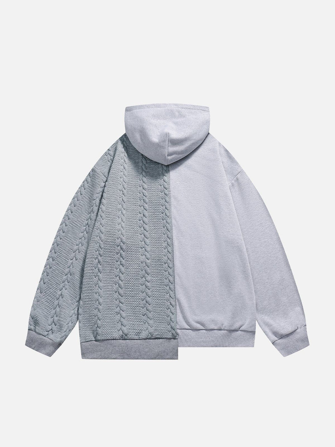 Ellesey - Irregular Patchwork Hoodie- Streetwear Fashion - ellesey.com