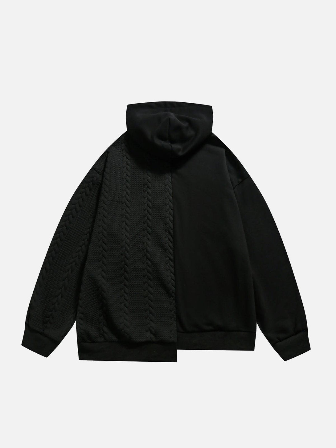 Ellesey - Irregular Patchwork Hoodie- Streetwear Fashion - ellesey.com