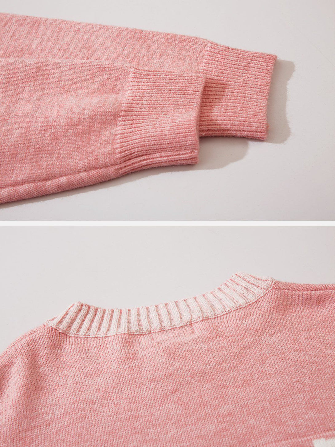 Ellesey - Juicy Peach Flocking Sweater-Streetwear Fashion - ellesey.com