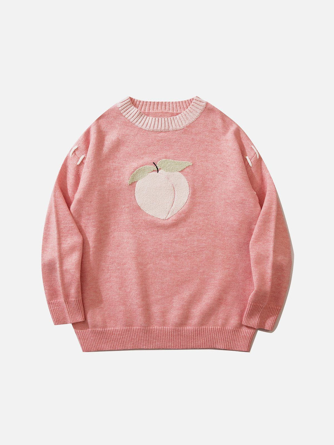 Ellesey - Juicy Peach Flocking Sweater-Streetwear Fashion - ellesey.com