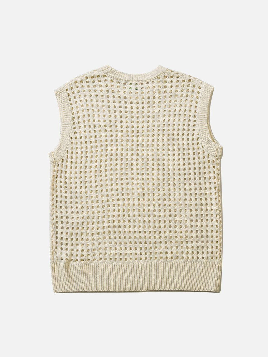 Ellesey - Knitted Cutout Sweater Vest-Streetwear Fashion - ellesey.com