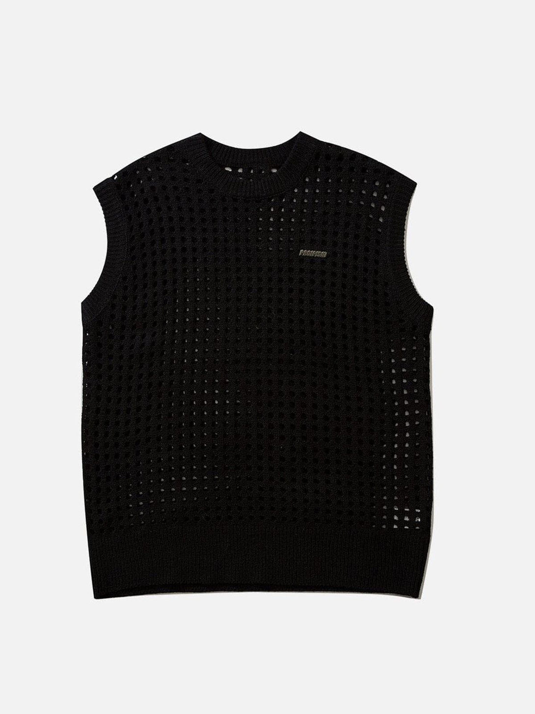 Ellesey - Knitted Cutout Sweater Vest-Streetwear Fashion - ellesey.com