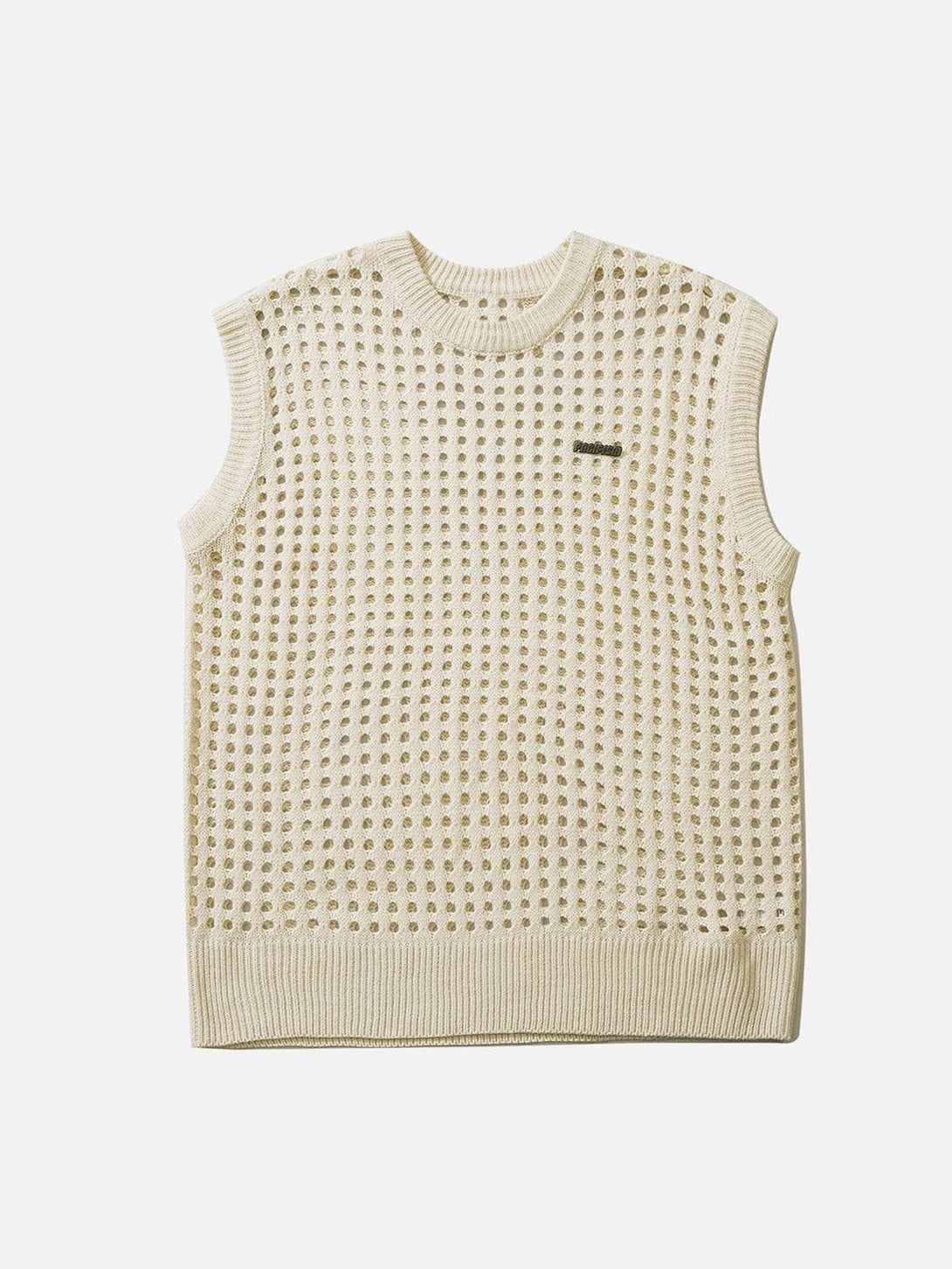 Ellesey - Knitted Cutout Sweater Vest-Streetwear Fashion - ellesey.com