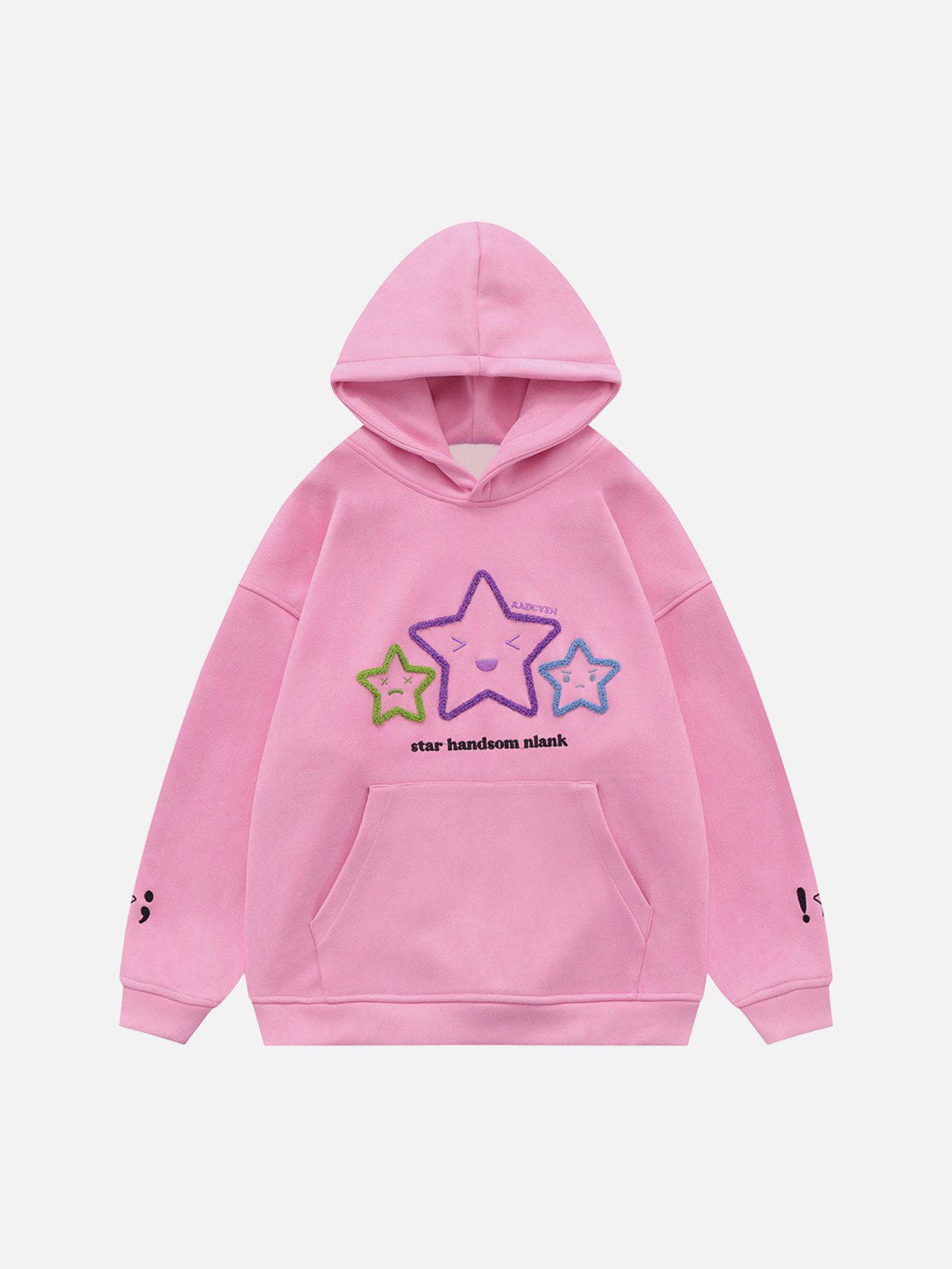 Ellesey - Knitting Embroidery Star Hoodie- Streetwear Fashion - ellesey.com