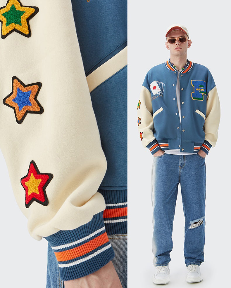 Ellesey - LUCKY Baseball Jacket- Streetwear Fashion - ellesey.com