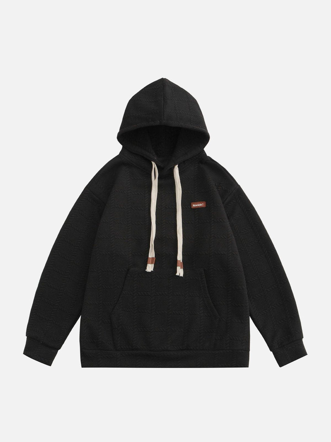 Ellesey - Labeled Drawstring Hoodie- Streetwear Fashion - ellesey.com