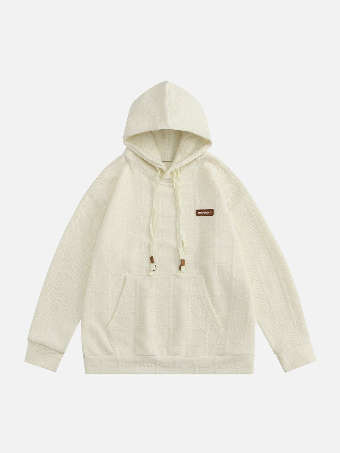 Ellesey - Labeled Drawstring Hoodie- Streetwear Fashion - ellesey.com