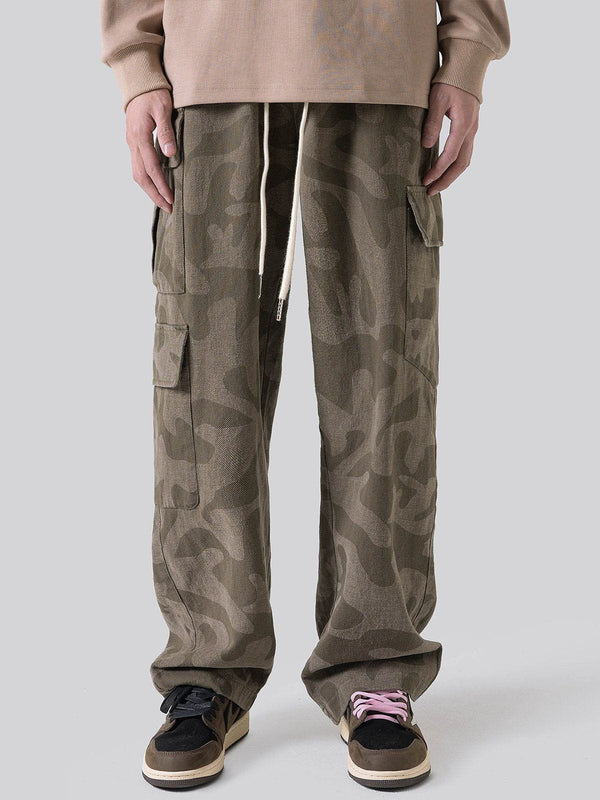 Ellesey - Large Multi-Pocket Cargo Pants- Streetwear Fashion - ellesey.com