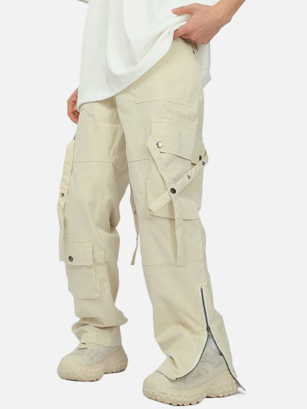 Ellesey - Large Multi-Pocket Cargo Pants- Streetwear Fashion - ellesey.com