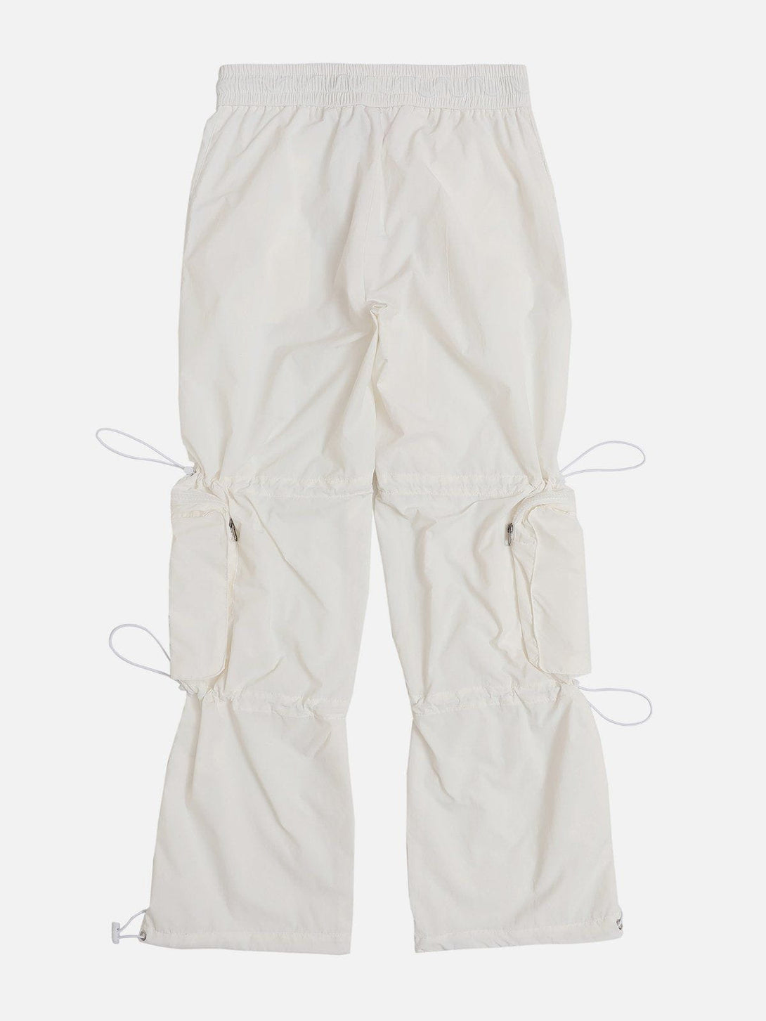 Ellesey - Large Multiple Pockets Drawstring Decoration Cargo Pants- Streetwear Fashion - ellesey.com