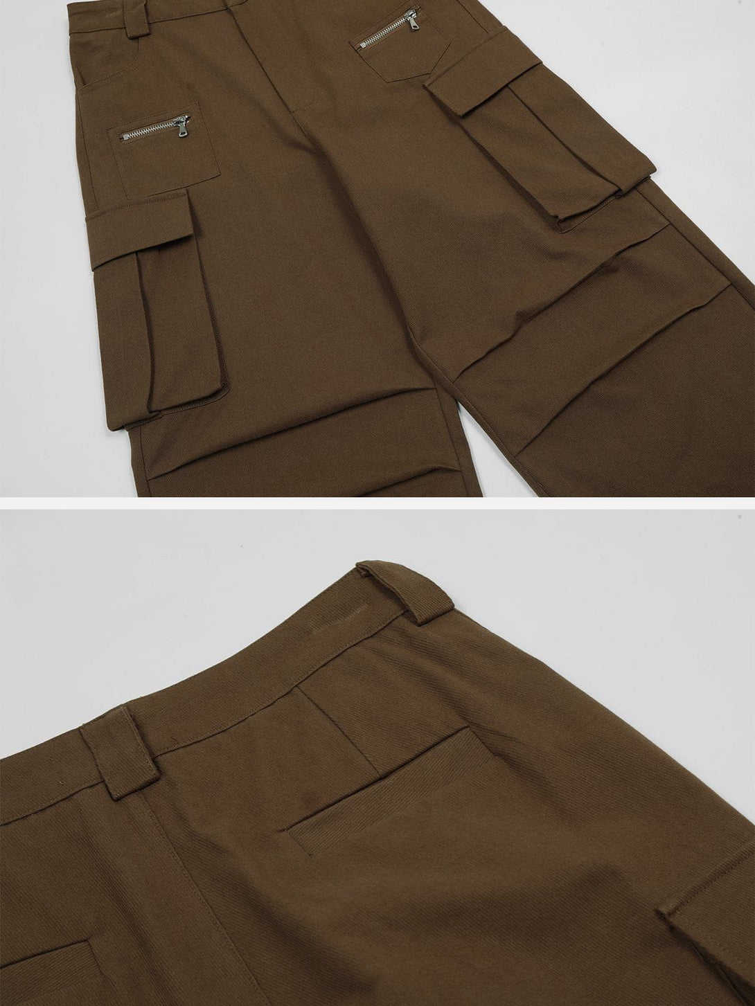 Ellesey - Large Pockets Cargo Pants- Streetwear Fashion - ellesey.com