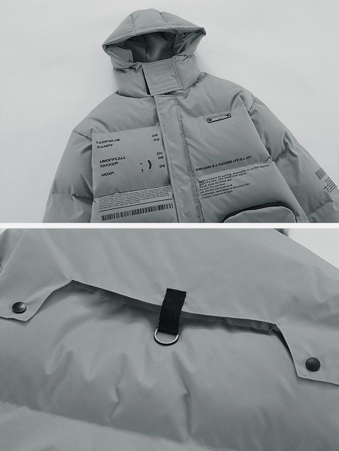 Ellesey - Large Pockets Functional Tooling Winter Coat-Streetwear Fashion - ellesey.com