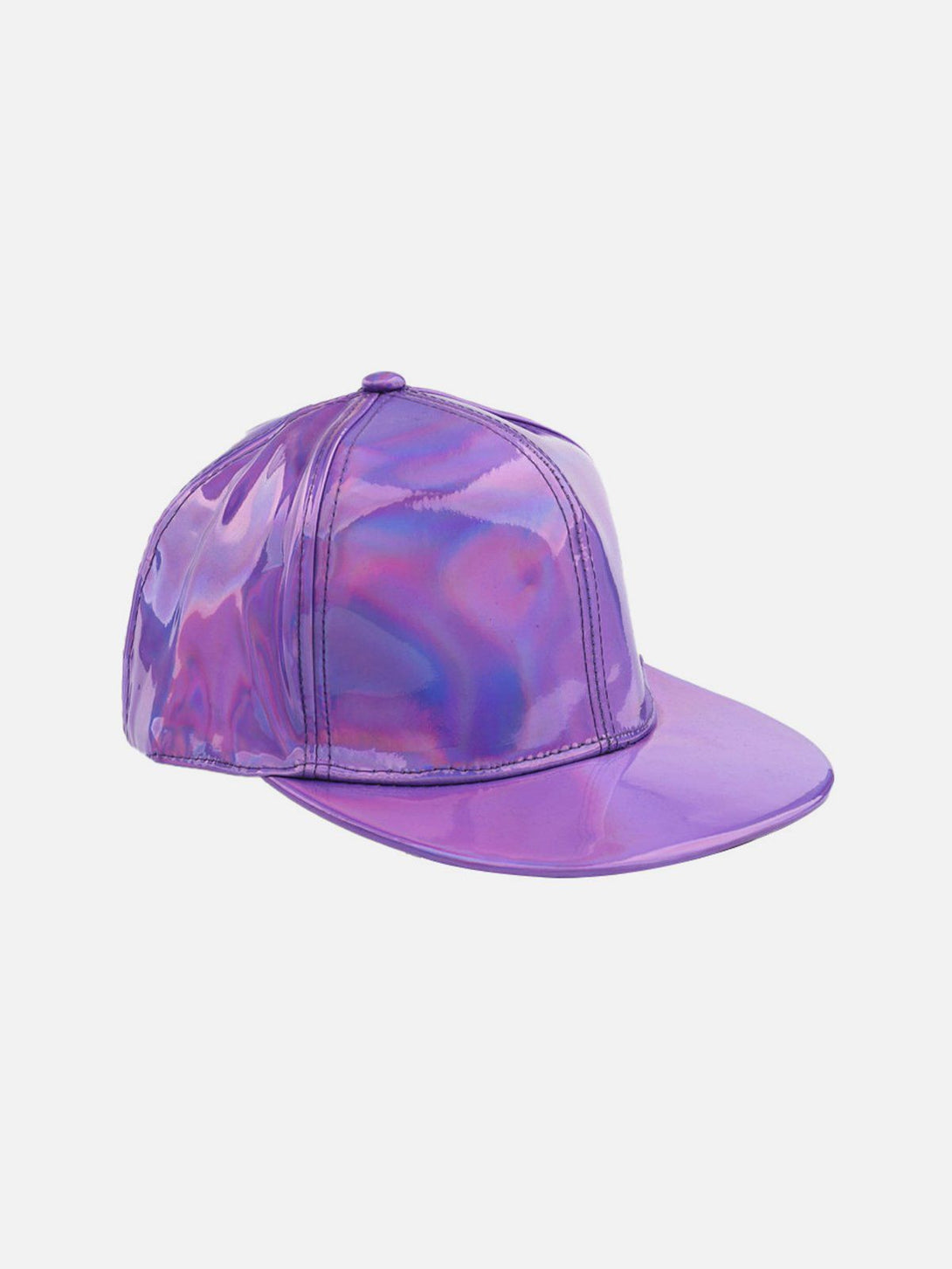 Ellesey - Laser PU Rainbow Baseball Cap- Streetwear Fashion - ellesey.com