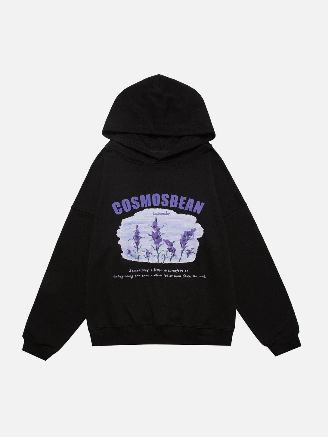 Ellesey - Lavender Print Hoodie- Streetwear Fashion - ellesey.com