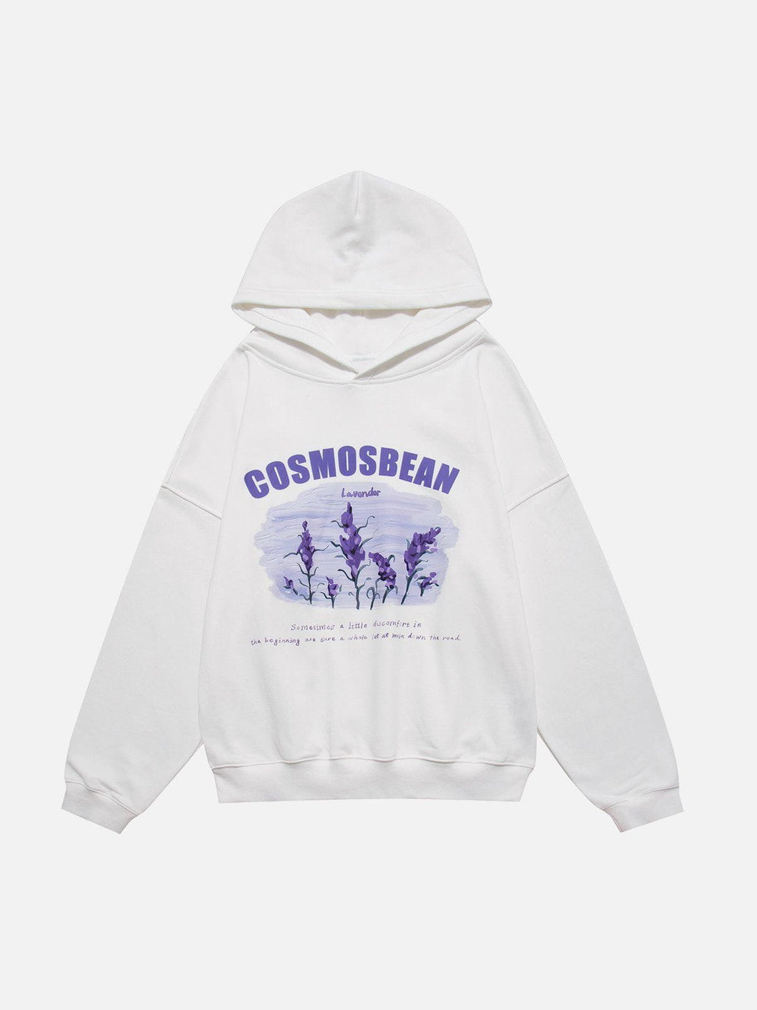 Ellesey - Lavender Print Hoodie- Streetwear Fashion - ellesey.com