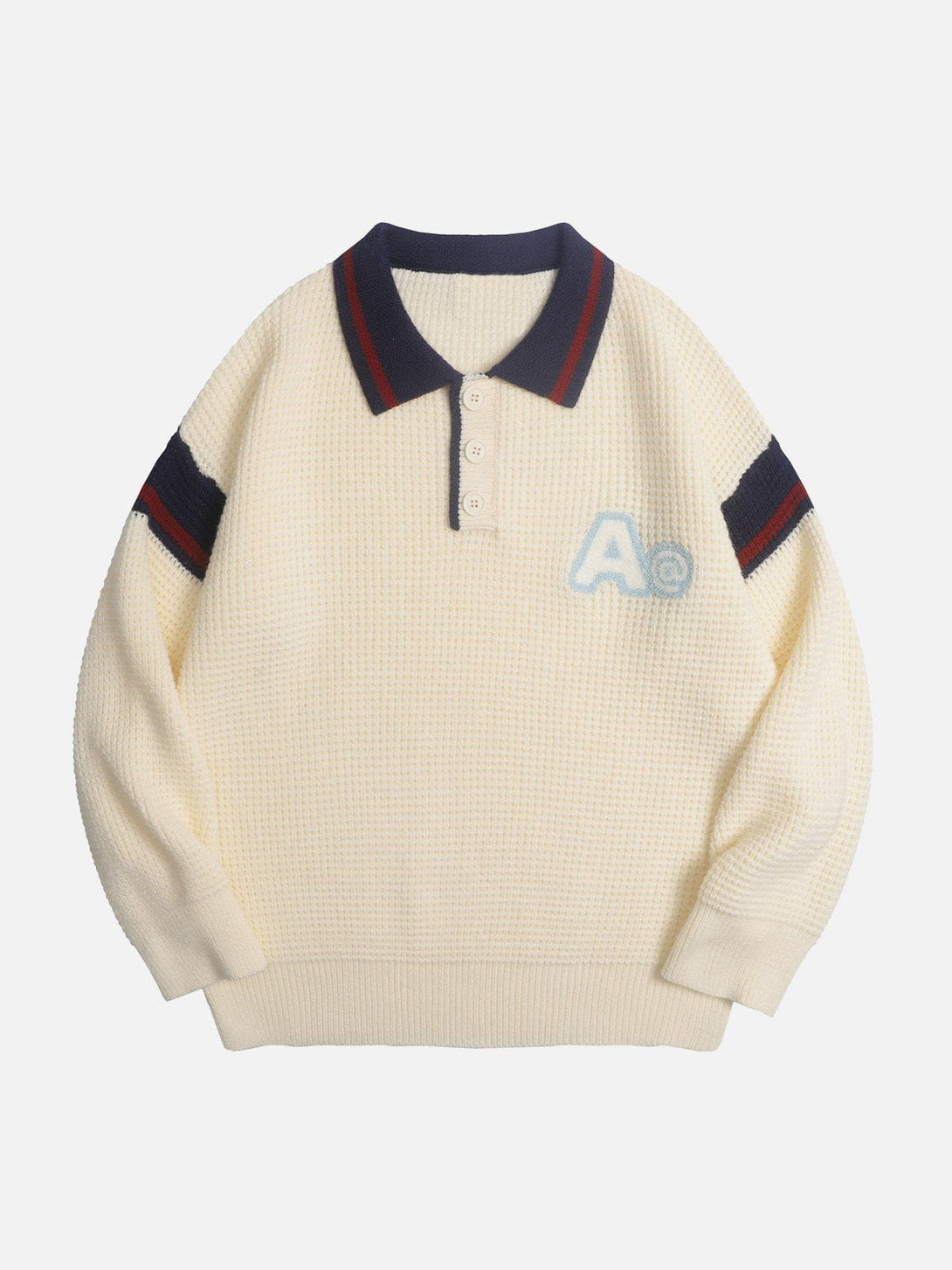 Ellesey - Letter A Polo Sweater-Streetwear Fashion - ellesey.com