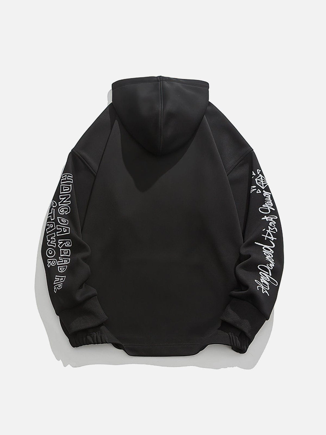 Ellesey - Letter Embroidery Hoodie- Streetwear Fashion - ellesey.com