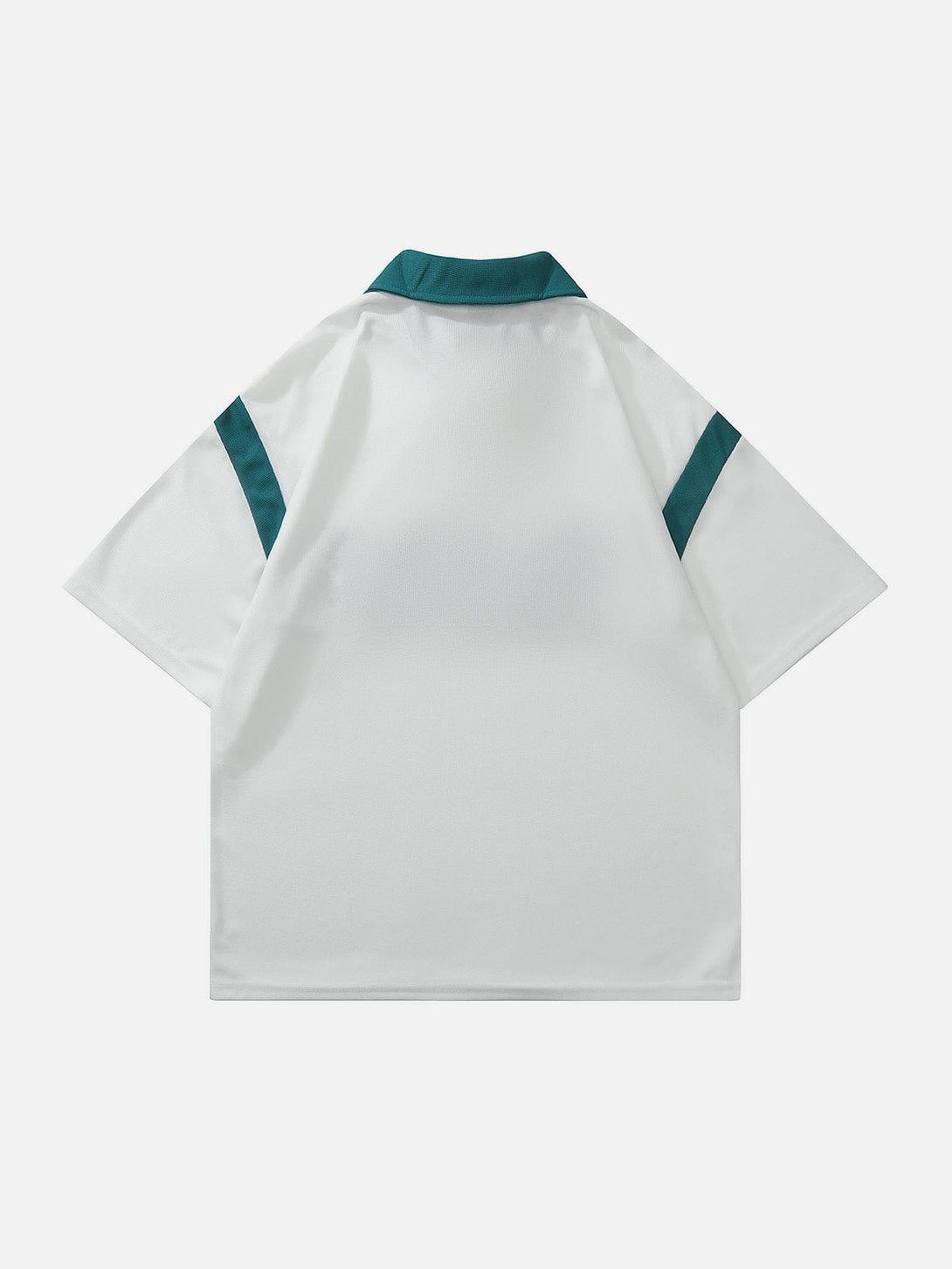 Ellesey - Letter Embroidery Polo Tee- Streetwear Fashion - ellesey.com