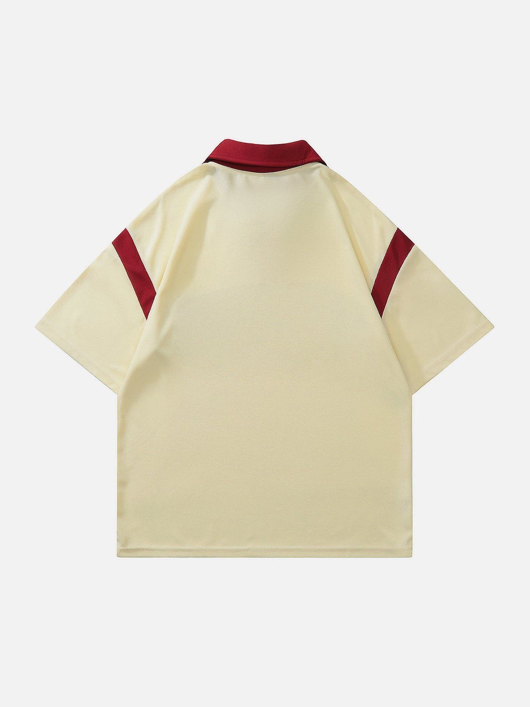 Ellesey - Letter Embroidery Polo Tee- Streetwear Fashion - ellesey.com