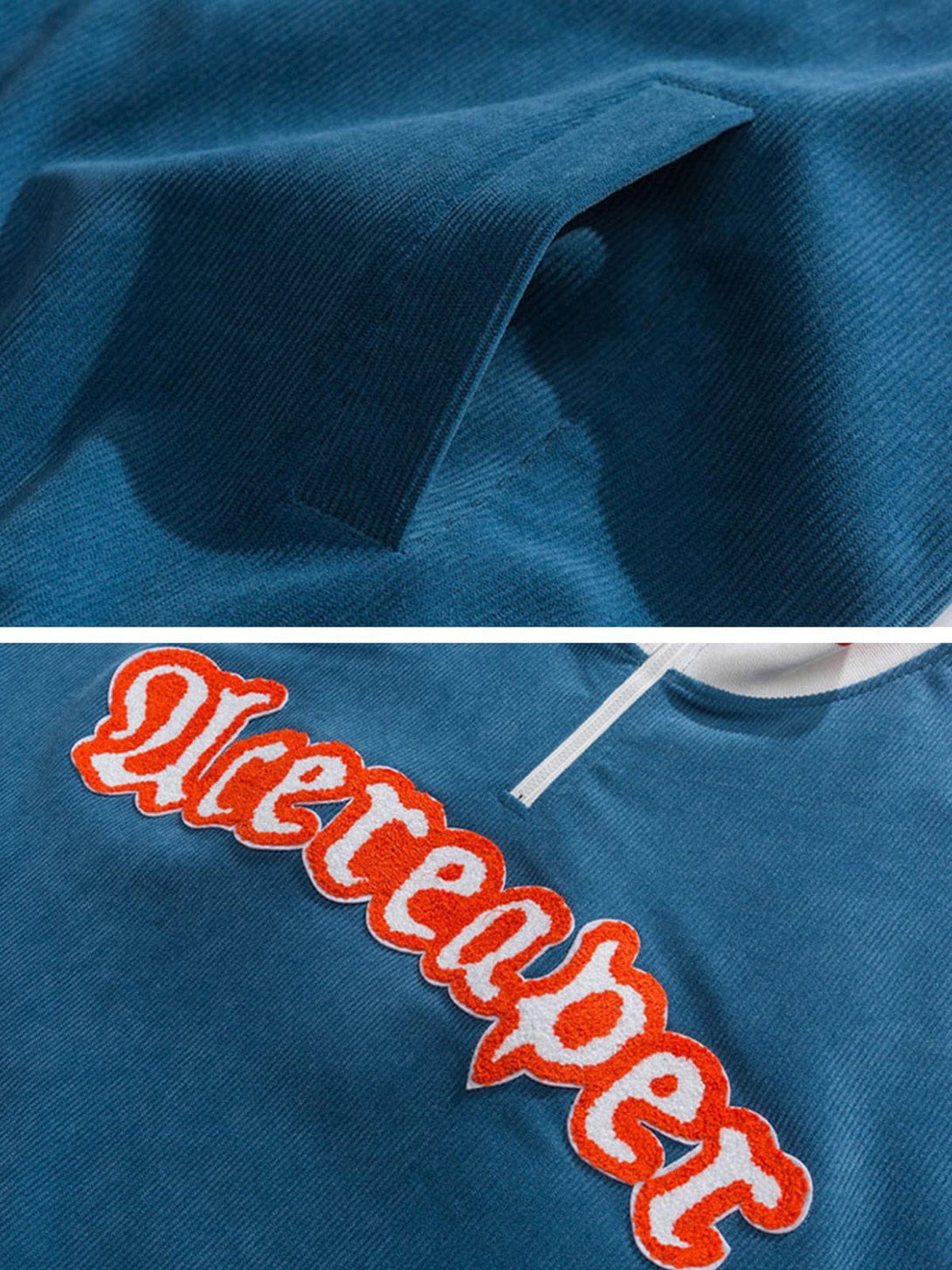 Ellesey - Letter Embroidery Sweatshirt- Streetwear Fashion - ellesey.com