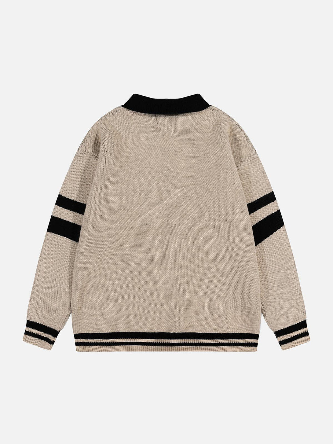 Ellesey - Letter Jacquard Racing Sweater-Streetwear Fashion - ellesey.com