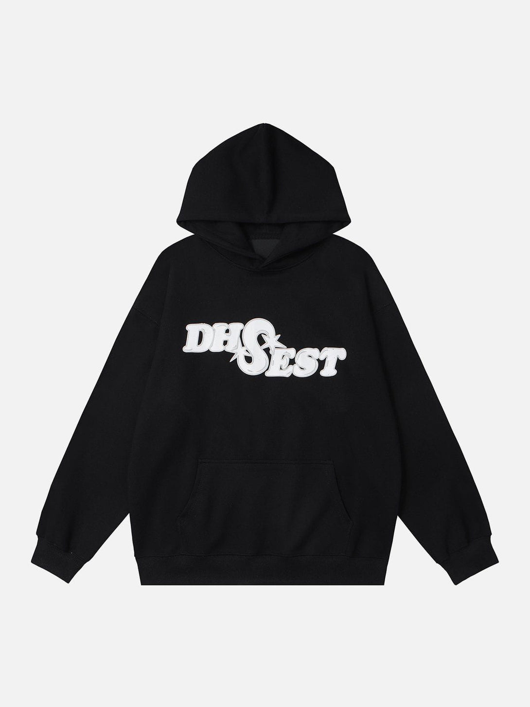 Ellesey - Letter Plastisol Printing Hoodie- Streetwear Fashion - ellesey.com